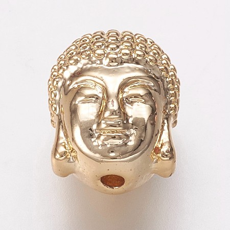 Brass Beads KK-P134-03G-1