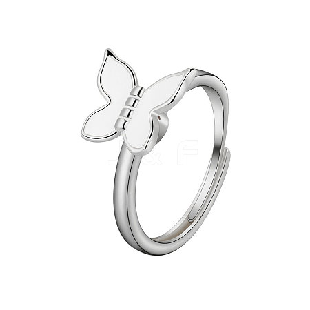 Butterfly Rotatable Adjustable Rings for Women PW-WG65EB6-02-1