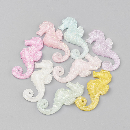 Opaque Resin Cabochons CRES-S304-52-1