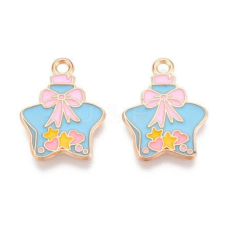 Alloy Enamel Pendants ENAM-T022-24-1