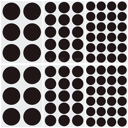 198Pcs 3 Styles Round Felt Furniture Pads AJEW-GF0013-26A-1