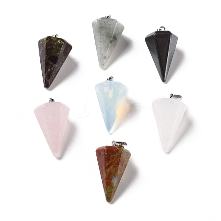 Natural & Synthetic Gemstone Pendants G-F714-02-1