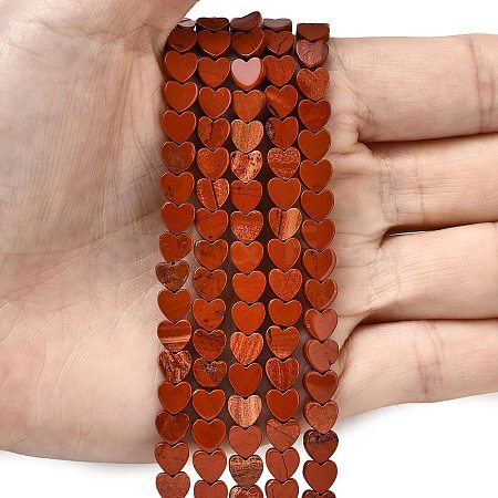 Natural Red Jasper Beads Strands G-A272-A01-19-1
