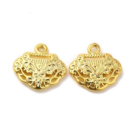 Rack Plating Brass Charms KK-Q772-26G-1