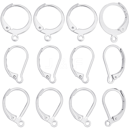 60Pcs 3 Styles 304 Stainless Steel Leverback Earring Findings STAS-BBC0008-30B-1
