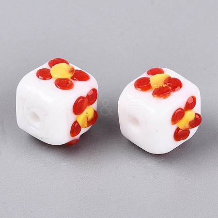 Handmade Bumpy Lampwork Beads LAMP-N042-22A-01-1