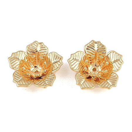Brass Bead Caps KK-F910-24G-03-1