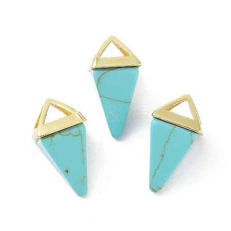 Synthetic Turquoise Pendants G-A222-02G-08-1