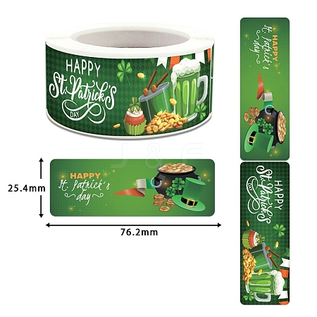 Saint Patrick's Day Theme PET Waterproof Self Adhesive Stickers PW-WG32274-05-1