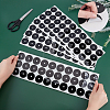 Plastic Billiard Spot Stickers DIY-WH0278-01-3