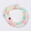 Natural Colorful Green Jade Beads Strands G-G757-01-4mm-3