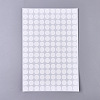 M Sizes Clothing Size Round Sticker Labels AJEW-WH0014-76D-2