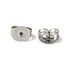 Tarnish Resistant 201 Stainless Steel Ear Nuts STAS-S028-11-1