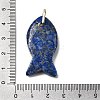 Natural Lapis Lazuli Pendants KK-D021-05G-G-3
