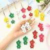 Spray Paint Alloy Jewerly Sets SJEW-YWC0001-01A-5