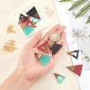 DIY Walnut Wooden Dangle Earring Making Kits DIY-OC0006-70-3