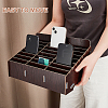 24-Grid Wooden Cell Phone Storage Box CON-WH0094-05C-3