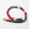 Handmade Millefiori Glass Bead Strands LAMP-G100-05-2