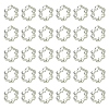 100Pcs CCB Plastic Bead Frame CCB-YW0001-67A-1