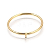 1/20 Yellow Gold Filled Stackable Rings Settings with Peg KK-Z116-01G-04-1