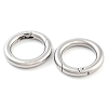 Non-Tarnish 304 Stainless Steel Spring Gate Rings LS-STAS-Q032-1B-1
