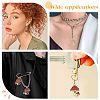 24Pcs 6 Colors Rack Plating Alloy Rhinestone Pendants FIND-FS0004-96-6
