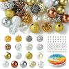50 Pcs DIY Resin Rhinestone Graduated Beads Bracelets Making Kits DIY-CJ0002-47-1