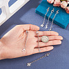 6Pcs 304 Stainless Steel Ends Chains FIND-TA0010-79-5