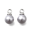 ABS Plastic Imitation Pearl Pendants FIND-H052-01C-02P-1