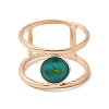 Alloy with Turquoise Round Finger Ring for Women FS-WGC40FF-05-2