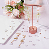 120Pcs 4 Style Plastic Imitation Pearl Charms KK-BBC0011-34-4