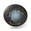 Twelve Constellation Creative Alloy Badges Constellation Brooches LS-JEWB-S033-01P-K-1