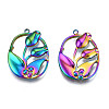 Ion Plating(IP) 304 Stainless Steel Pendants STAS-S119-117-2
