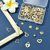 60Pcs 10 Styles Stainless Steel Charms STAS-FS0001-96-7