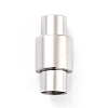 Tarnish Resistant 304 Stainless Steel Magnetic Clasps with Glue-in Ends LS-STAS-F276-04P-1