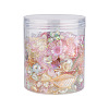 Craftdady 300Pcs 6 Style Transparent Acrylic Bead Caps TACR-CD0001-03-9