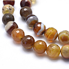 Natural Striped Agate/Banded Agate Beads G-J371-02-12mm-3