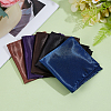 10Pcs 5 Colors Imitation Silk Men's Suit Square Scarf AJEW-CY0002-34A-4