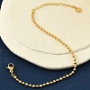 Rack Plating Brass Round Beaded Bracelets for Women BJEW-G735-01G-2