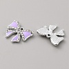 Alloy Enamel with Crystal Rhinestone Pendants ENAM-TAC0021-22B-2