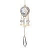 Glass & Acrylic Cone & Round Hanging Suncatchers HJEW-JM04570-01-2