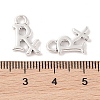 Tibetan Style Zinc Alloy Letter RX Pendants TIBEP-R334-336AS-RS-3