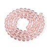Transparent Glass Bead Strands GLAA-R095-10mm-34-2