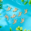 8Pcs Brass Pendants KK-TA0002-54-5