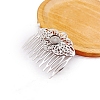 Flower Alloy Hair Comb Findings PW-WGCA318-04-1