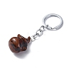 Natural Mahogany Obsidian Keychains KEYC-P011-04P-01-3