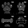 Glass Hotfix Rhinestone DIY-WH0580-82B-2