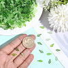 900Pcs 3 Colors Transparent Acrylic Charms TACR-PA0001-27-3
