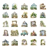 50Pcs Garden Shed PVC Waterproof Stickers PW-WGF301A-01-3