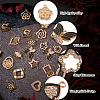 28Pcs 14 Styles Alloy Enamel Pendants FIND-TA0002-71-4